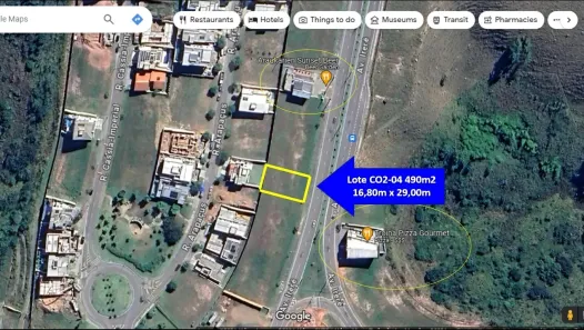 Lote/Terreno com 1 Quarto à venda, 490m² no Condomínio Residencial Alphaville I, São José dos Campos