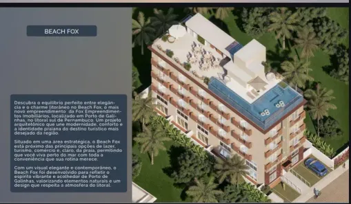 Apartamento com 2 Quartos à venda, 63m² no Porto de Galinhas, Ipojuca