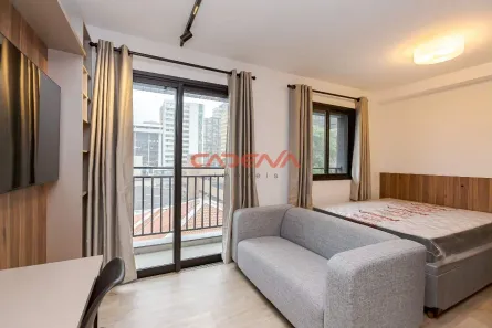 Apartamento com 1 Quarto para alugar, 27m² no Centro, Curitiba