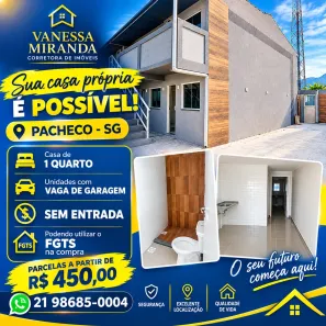 Casa com 1 Quarto à venda, 29m² no Barracão, São Gonçalo