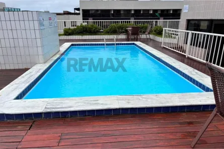 Flat com 1 Quarto à venda, 46m² no Cabo Branco, João Pessoa