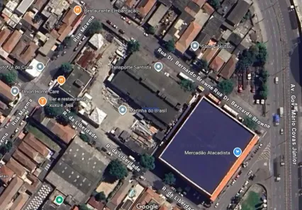Lote/Terreno para alugar, 5400m² no Estuário, Santos
