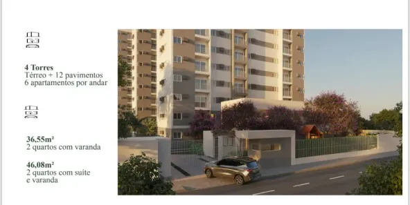 Apartamento com 2 Quartos à venda, 36m² no Tejipió, Recife