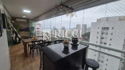 Apartamento com 3 Quartos à venda, 131m² no Marapé, Santos