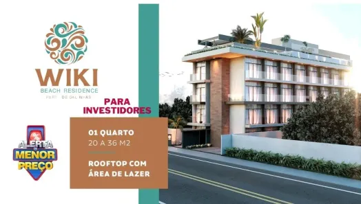 Apartamento com 1 Quarto à venda, 43m² no Porto de Galinhas, Ipojuca