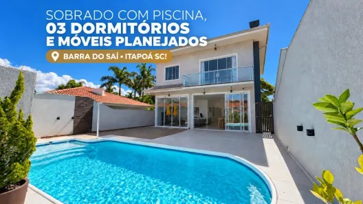 Sobrado com 3 Quartos à venda, 209m² no Barra do Saí, Itapoá