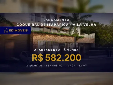 Apartamento com 2 Quartos à venda, 52m² no Coqueiral de Itaparica, Vila Velha