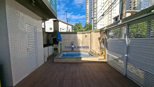 Sobrado com 3 Quartos para alugar, 187m² no Ponta da Praia, Santos