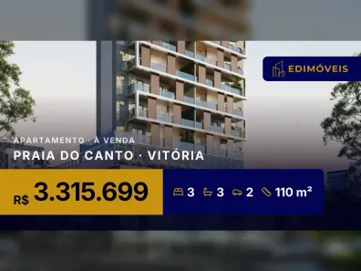 Apartamento com 3 Quartos à venda, 110m² no Praia do Canto, Vitória
