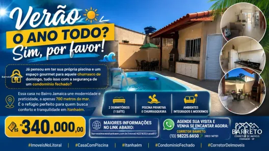 Casa de Condomínio com 2 Quartos à venda, 51m² no , Itanhaém