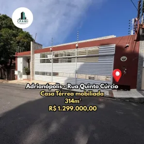 Casa com 3 Quartos à venda, 314m² no Adrianópolis, Manaus