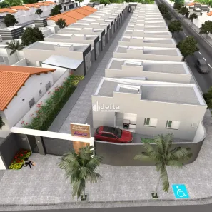 Casa de Condomínio com 2 Quartos à venda, 70m² no Loteamento Luizote de Freitas IV, Uberlândia