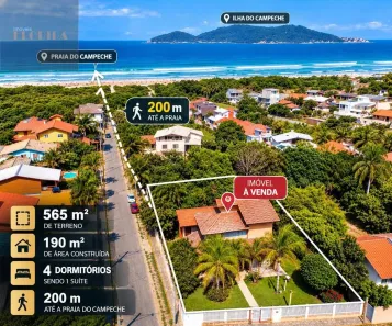 Casa com 3 Quartos à venda, 190m² no Campeche, Florianópolis