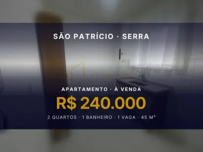 Apartamento com 2 Quartos à venda, 45m² no São Patrício, Serra