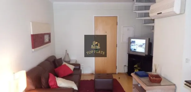 Flat com 1 Quarto para alugar, 52m² no Moema, São Paulo