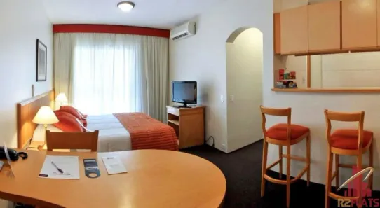Flat com 1 Quarto para alugar, 32m² no Cerqueira César, São Paulo