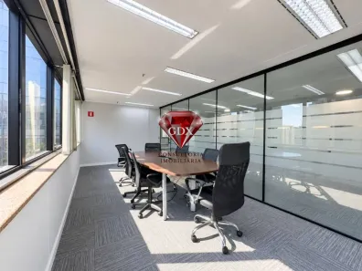 Sala Comercial para alugar, 412m² no Cidade Monções, São Paulo