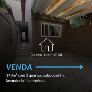 Sobrado com 3 Quartos à venda, 143m² no Horto Florestal, São Paulo
