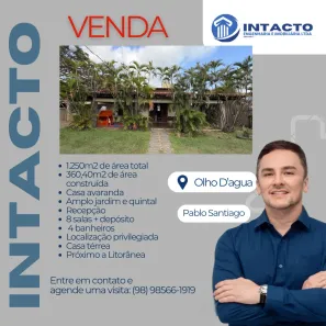 Casa com 8 Quartos à venda, 360m² no Olho D'Água, São Luís