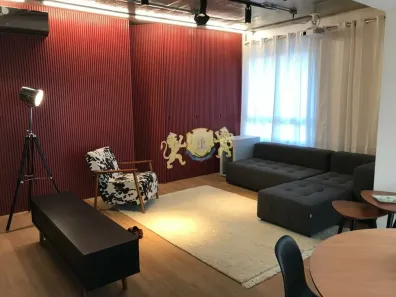 Apartamento com 1 Quarto para alugar, 62m² no Cidade Monções, São Paulo