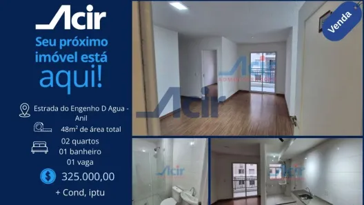 Apartamento com 2 Quartos à venda, 62m² no Anil, Rio de Janeiro