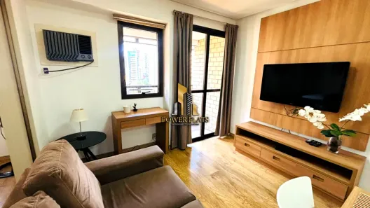 Flat com 1 Quarto para alugar, 35m² no Moema, São Paulo