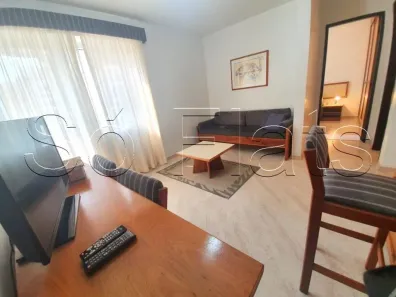 Flat com 1 Quarto para alugar, 42m² no Cerqueira César, São Paulo