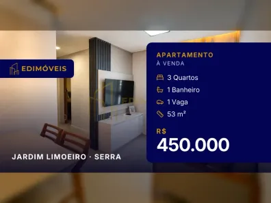 Apartamento com 3 Quartos à venda, 55m² no Jardim Limoeiro, Serra
