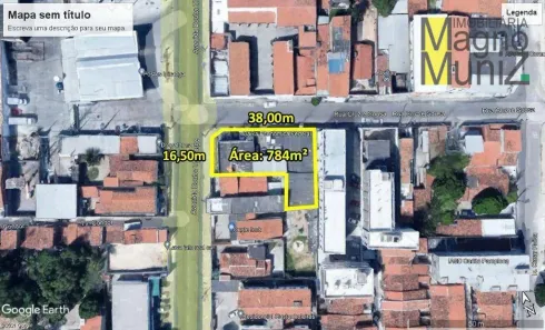 Lote/Terreno à venda, 784m² no Álvaro Weyne, Fortaleza