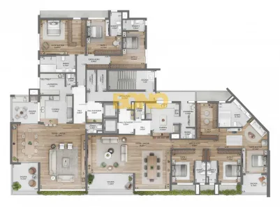 Apartamento com 3 Quartos à venda, 233m² no Nossa Senhora de Lourdes, Caxias do Sul