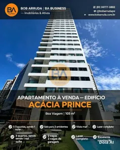 Apartamento com 3 Quartos à venda, 105m² no Boa Viagem, Recife