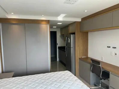 Apartamento com 1 Quarto para alugar, 25m² no Santo Amaro, São Paulo