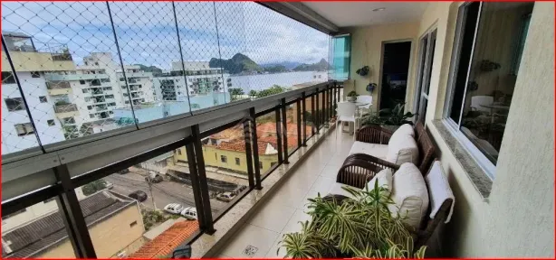 Apartamento com 4 Quartos à venda, 156m² no Charitas, Niterói