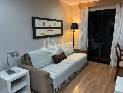 Apartamento com 1 Quarto para alugar, 40m² no Indianópolis, São Paulo