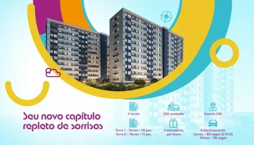 Apartamento com 2 Quartos à venda, 34m² no Jiquiá, Recife