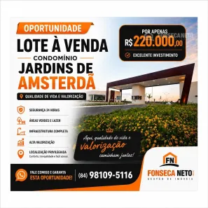 Lote/Terreno à venda, 524m² no Cajupiranga, Parnamirim