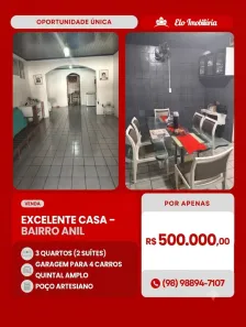 Casa com 2 Quartos à venda, 360m² no Anil, São Luís