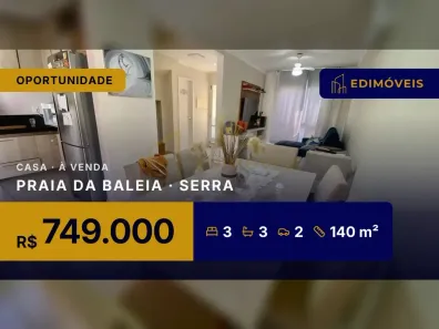 Casa com 3 Quartos à venda, 140m² no Praia da Baleia, Serra