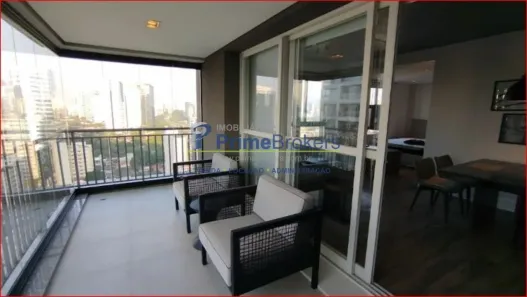 Apartamento com 1 Quarto para alugar, 63m² no Cidade Monções, São Paulo