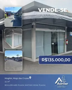 Ponto Comercial à venda, 25m² no Vila Mogilar, Mogi das Cruzes