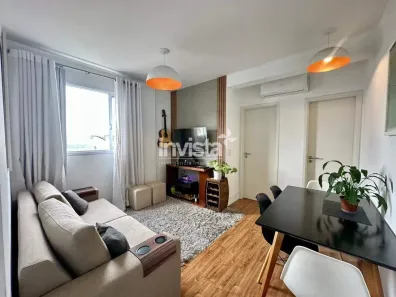 Apartamento com 1 Quarto para alugar, 50m² no Ponta da Praia, Santos