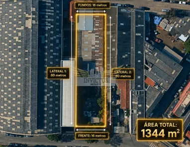 Lote/Terreno à venda, 1344m² no Fundação, São Caetano do Sul