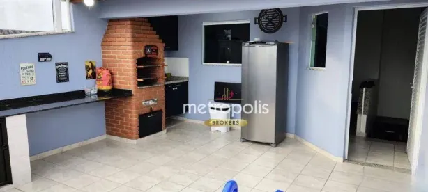 Sobrado com 3 Quartos à venda, 186m² no Vila Alzira, Santo André