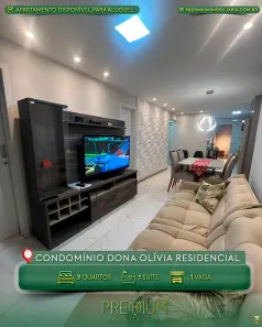 Apartamento com 3 Quartos para alugar, 90m² no Candeias, Vitória da Conquista