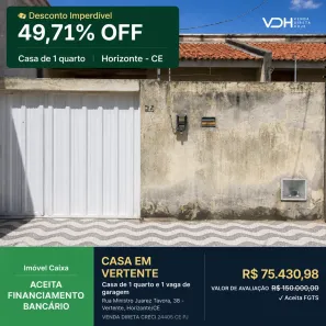 Casa com 1 Quarto à venda, 105m² no Queimadas, Horizonte
