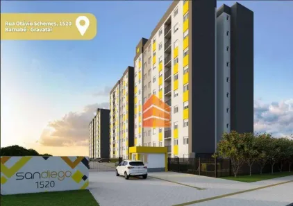 Apartamento com 2 Quartos à venda, 47m² no Barnabé, Gravataí