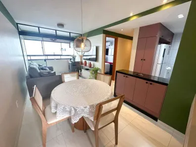 Apartamento com 2 Quartos para alugar, 56m² no Bessa, João Pessoa