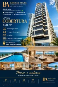 Cobertura com 4 Quartos à venda, 650m² no Piedade, Jaboatão dos Guararapes