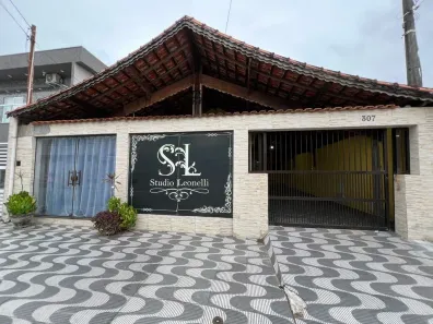 Casa de Condomínio com 3 Quartos para alugar, 100m² no Mirim, Praia Grande