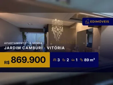 Apartamento com 3 Quartos à venda, 89m² no Jardim Camburi, Vitória